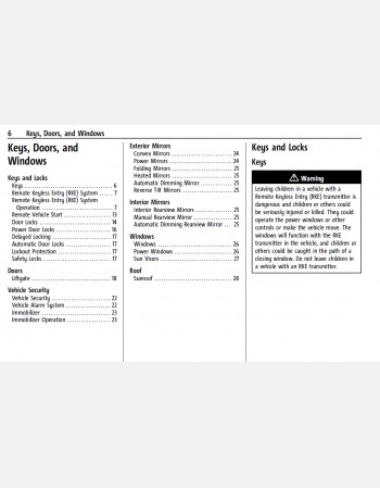 chevrolet equinox 2022 owners manual